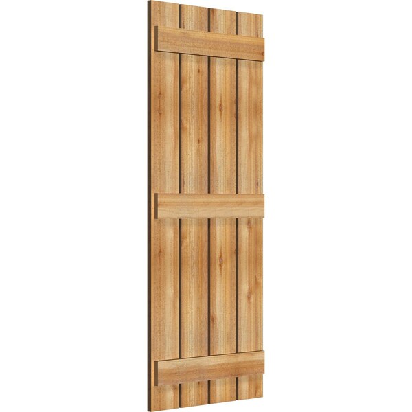 Spaced Board-n-Batten Shutters, Rough Sawn Western Red Cedar, 23W X 56H